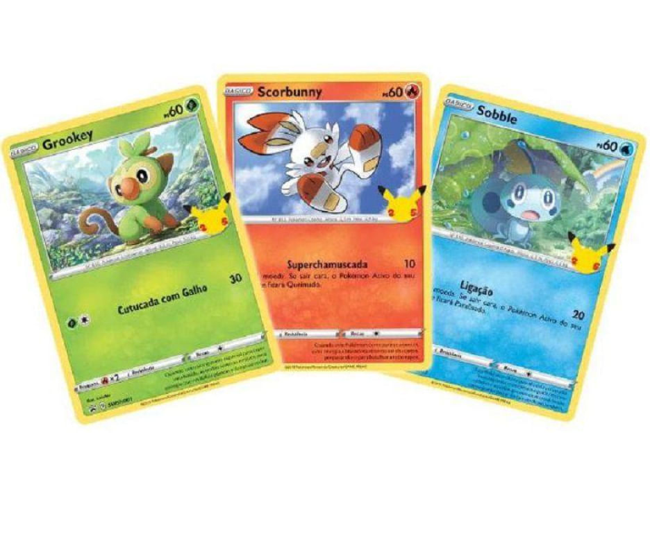 Pokémon Kit Carta Gigante (jumbo) + 20 Cartas + Brinde em Promoção