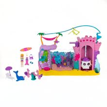 BONECA O COM CENARIO POLLY POCKET AVENTURAS DE SEREIA MATTEL