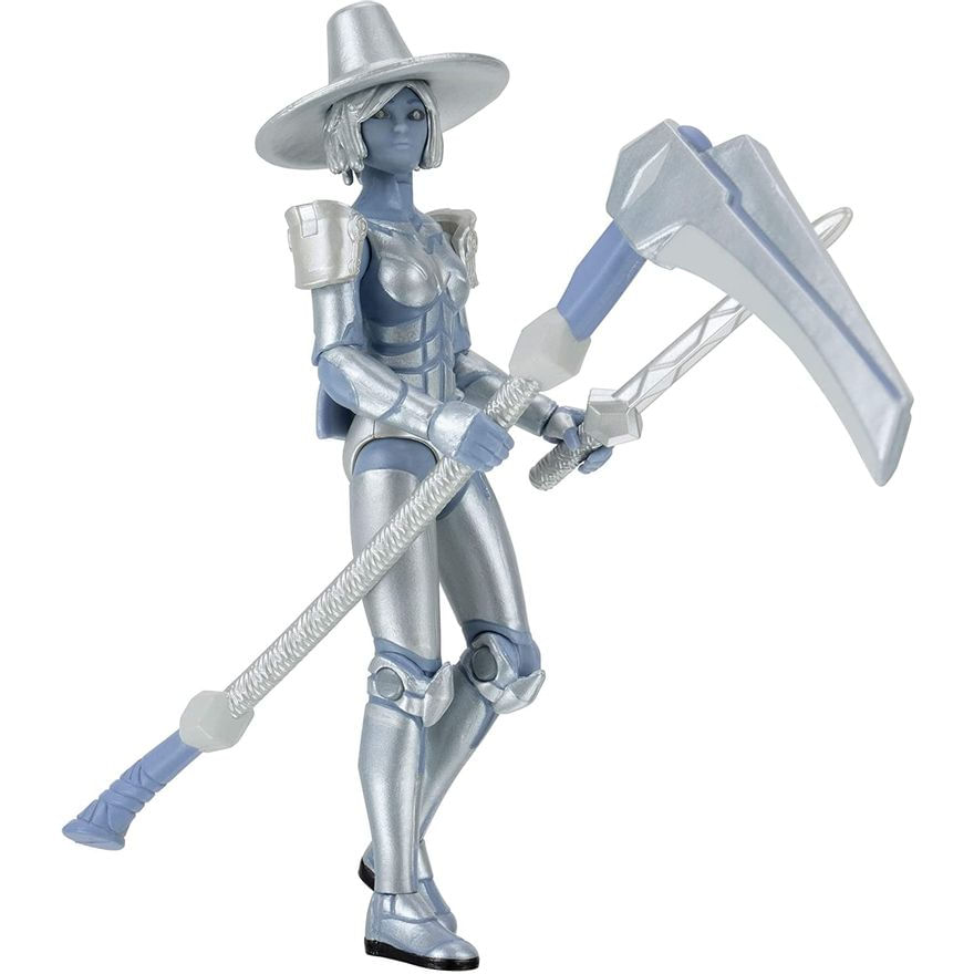 Boneco Articulado Roblox Aven The Silver Warrior + Código Virtual