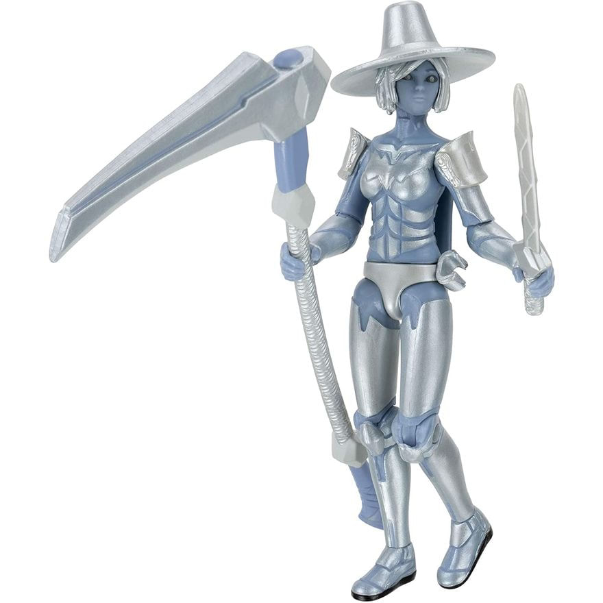 Boneco Articulado Roblox Aven The Silver Warrior + Código Virtual