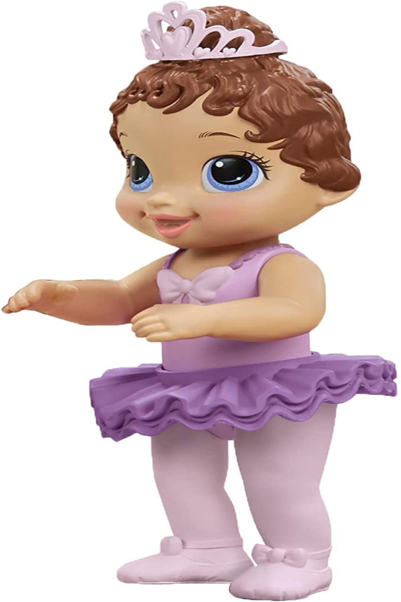 Boneca - Baby Alive Doce Bailarina - Negra Roupa Lilas HASBRO - Shop Coopera