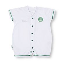 Macacão Bebê Palmeiras Curto Unissex Oficial