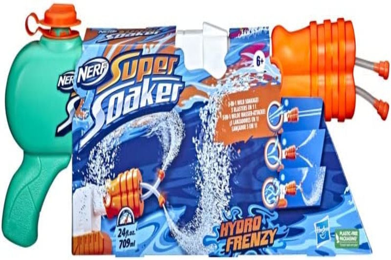 Lançador De Água Nerf Super Soaker Twin Tide Hasbro - E0024