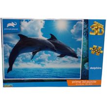 Quebra Cabeca - Prime 3D Puzzle - Golfinhos 500 PECAS MULTIKIDS
