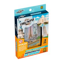 .Jogo de Cartas - Trunfo Monumentos do Mundo GROW