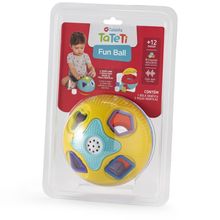 Fun Ball Brinquedo Educativo Com Som - Amarelo TA TE TI INDUSTRIA E