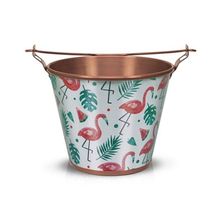 Balde para Cerveja em Alumínio 5L Flamingos - Alumiart Falcão