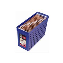 Arquivo Estreito com Furação Office Line Azul - Ordene