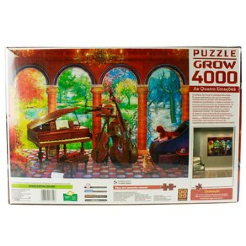 Puzzle 4000 peças Vivaldi as Quatro Estações - Loja Grow