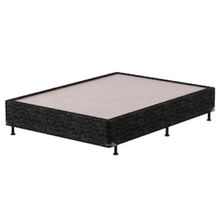Base Box para Colchão de Casal Probel Village 38x138x188 cm - Preto