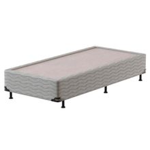 Base Box para Colchão Solteiro Probel Alabama 26x88x188 cm - Cinza