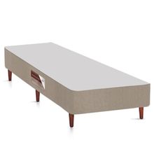Base Box para Colchão Solteiro Castor Revolution 27x88x188 cm – Bege/Marrom
