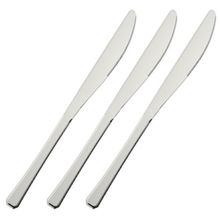 Conjunto de Facas para Mesa Euro Home Chanfrado Inox - 3 Peças