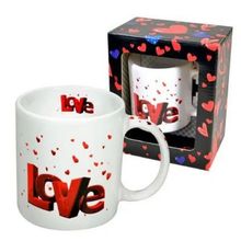 Caneca de Cerâmica Love Sortida 340 Ml