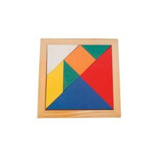 Brinquedos Educativos - Jogo Tangram - 20x20cm 7 Peças