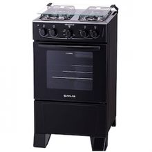 Fogão Atlas 4 Bocas Mônaco Plus com Mesa de Inox Bivolt – Preto