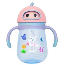 Copo com canudo e dispositivo Mergulho Rosa - Buba