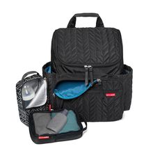 MOCHILA MATERNIDADE FORMA PRETO SKIP HOP