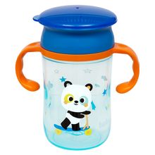 Copo de Treinamento 360 com Alça e Tampa Bubazoo Panda - Buba
