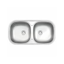 Cuba Dupla Retangular Aço Inox Acetinado 78X40 Tramontina