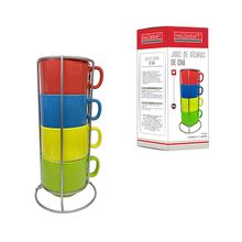 Xícara C/ Suporte 200Ml Cl Jogo 5 Peças Hauskraft