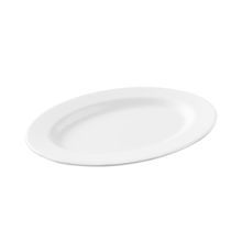 Travessa Oval Rasa Pasta Branco 30x22x2,5cm Haus Concept