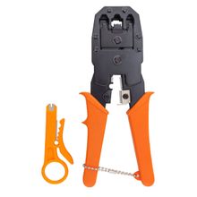 Alicate de Crimpar 3 Em 1 Laranja/Preto Western