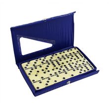 Jogo 28 Peças Dominó com Estojo Azul 7Mm Western