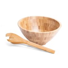 Cumbuca Em Bambu Com Pegador 30Cm - 2,2L Welf