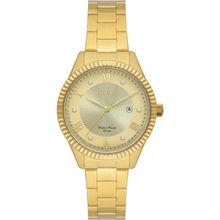 Relógio Orient Feminino Ref: Fgss1254 C3kx Casual Dourado