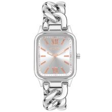 Relógio Euro Feminino Ref: Eu2035yvc/4k Bracelete Retangular Prateado