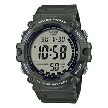 Relógio Casio Masculino Ref: Ae-1500whx-3avdf Illuminator Verde