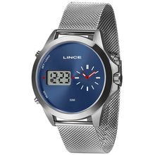 Relógio Lince Masculino Ref: Mam4722l D1sx Anadigi Prateado