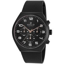 Relógio Oslo Masculino Ref: Ompsscvd0008 P2px Slim Cronógrafo Black