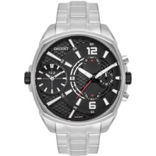 Relógio Orient Masculino Ref: Mbsst004 P2sx Oversized Prateado