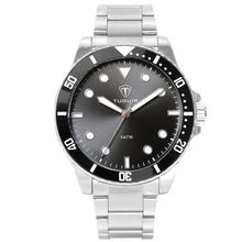 Relógio Tuguir Masculino Ref: Tg157 Tg30183 Casual Prateado