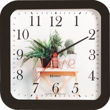 Relógio De Parede Herweg Ref: 660053-034 Preto Cacto