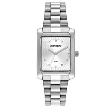 Relogio Mondaine Feminino Ref: 32480l0mvne2 Retangular Prateado