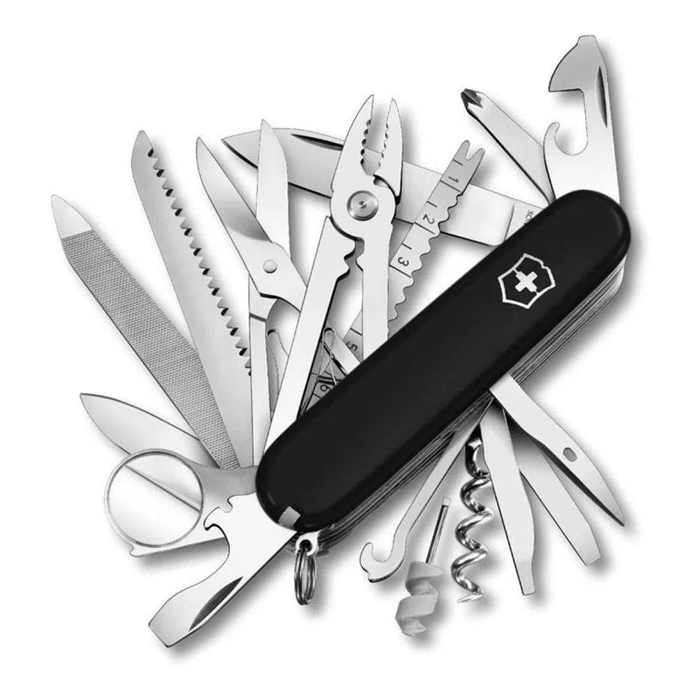 Canivete Suíço Victorinox Ref: 1.6795.3 Swiss Champ Preto 33
