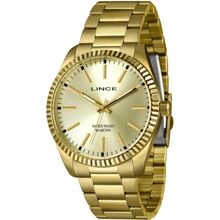 Relógio Lince Masculino Ref: Mrgh191l46 C1kx Casual Dourado