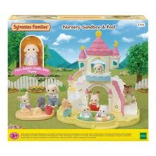 Boneco Sylvanian Families - Piscina e Caixa de Areia - Jardim da Infancia EPOCH MAGIA