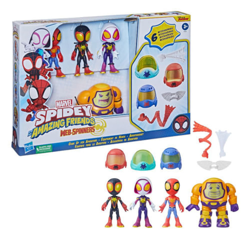Kit De Bonecos - Marvel Spidey e seus amigos incriveis HASBRO - Shop ...