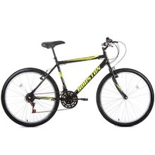 Bicicleta Houston Foxer Hammer Aro 26 com 21 Marchas e Freio V-Brake - Preta