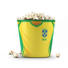 Balde de Pipoca 3,5 litros - Camisa do Brasil
