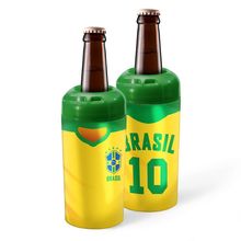 Porta Garrafa Térmico 600ml - Camisa do Brasil