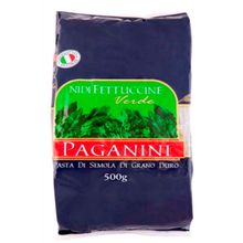 MACARRÃO PAGANINI FETTUCCINE NIDI VERDE 500G
