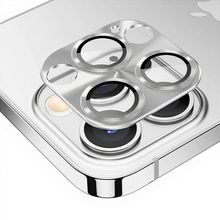 Protetor de lente de câmera de alumínio para iPhone 12 Pro Max - Prata - Gshield
