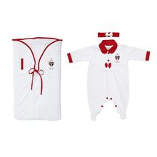 Kit Maternidade São Paulo Menina Branco - Torcida Baby