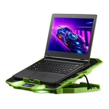 Cooler Suporte Base Notebook Gamer Led 2 Usb Com 5 Coolers