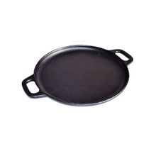Bifeteira De Ferro Fundido Lisa Redonda Alça Ferro 30Cm